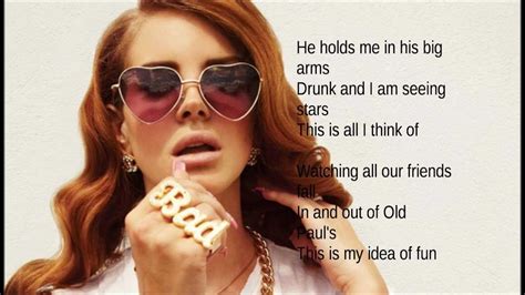 videogames letra|lana del rey video games lyrics.